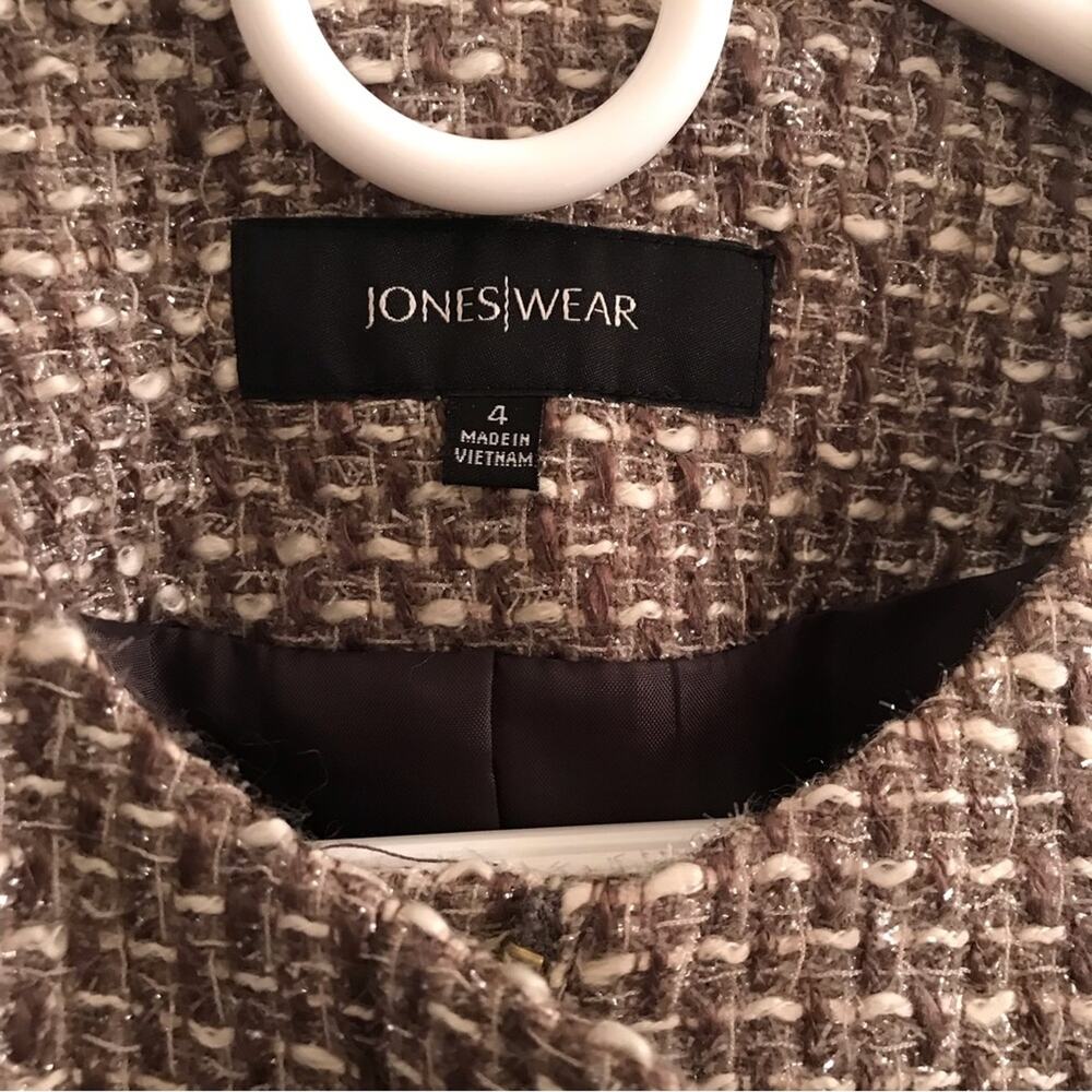 Jones Wear Seville Amaretto Jacket Zip Size 4 - Picture 2 of 6